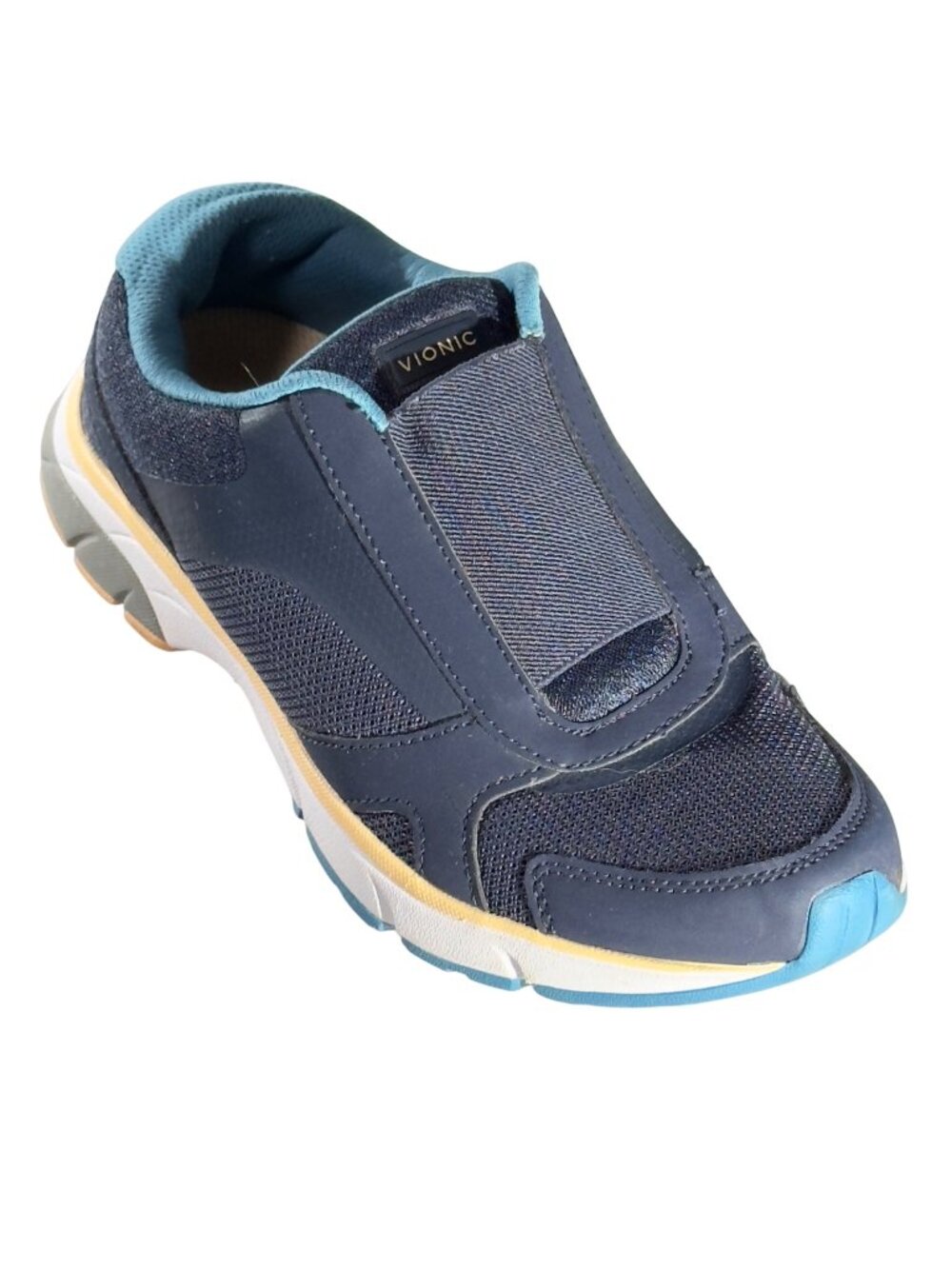 VIONIC Womens Navy Blue Sneakers 1st Ray Technology Light & Breathable Size 7.5